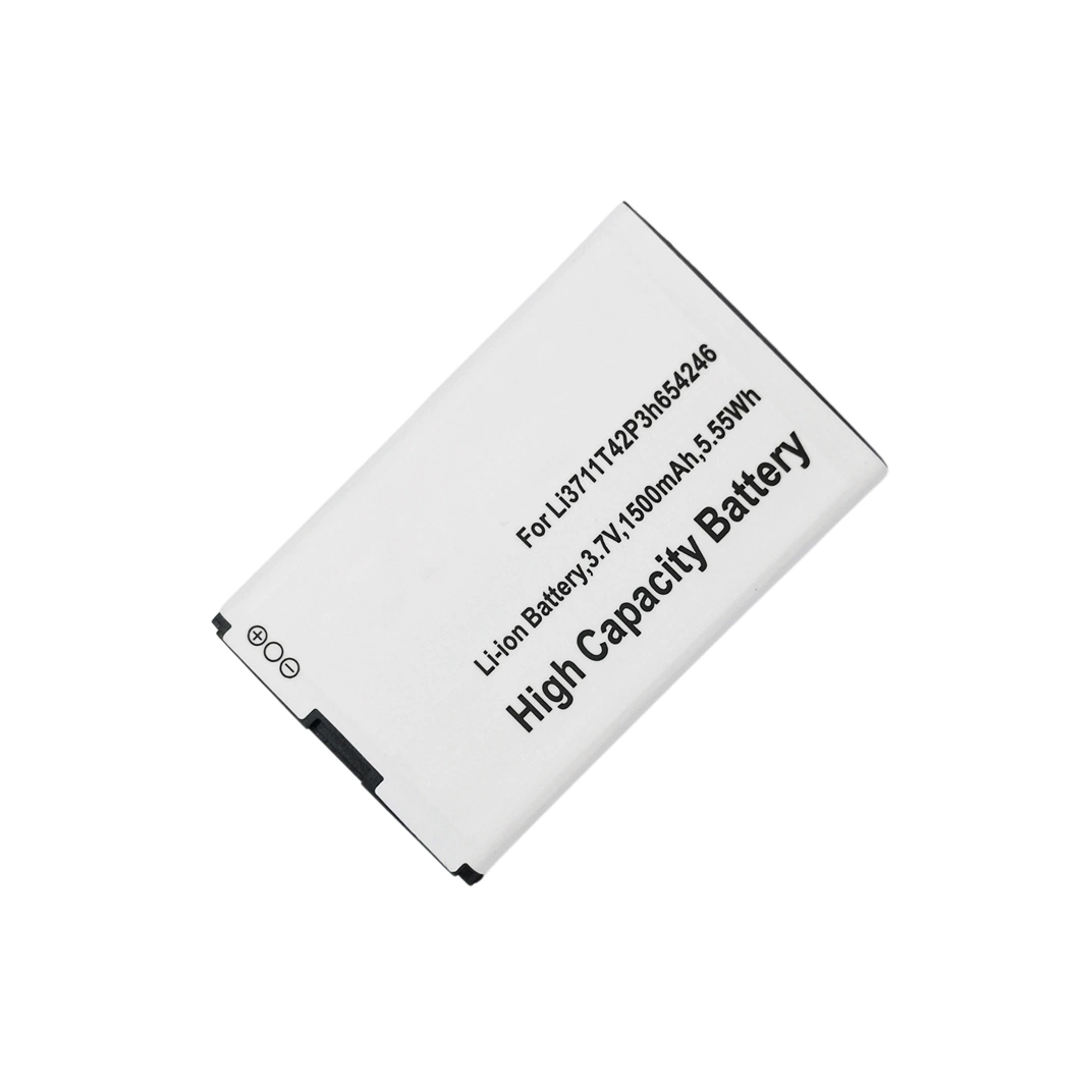 Li-Ion-Akku- 1500mAh (3,7V) für Mobiltelefon Smartphone ersetzt Li3711t42p3h654246, Li3715t42p3h654251