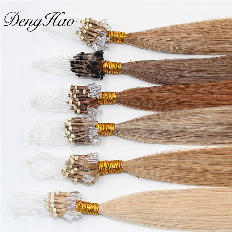 Micro-Ring Hair Extension Loop Human Hair Extension Remy Hair