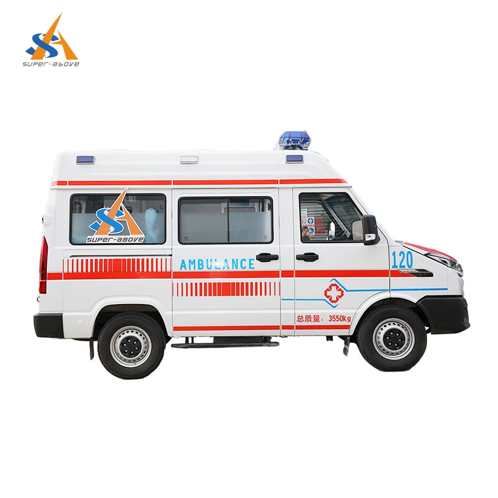 Super-sobre ambulancia, ambulancia coche con equipo médico para la venta; ambulancia Euro5 JMC Foto Dongfeng vehículo 4X2 ambulancia