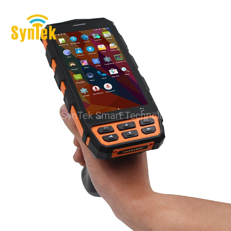 Outdoor Wireless Android PDA Lf Handheld RFID Reader 125kzh with Biometric Fingerprint Reader