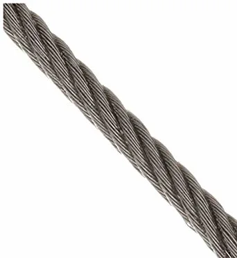 1X7/1X19/7X7/7X19/6X7+FC/6X19+FC 3mm 6mmgalvanized Steel Wire Rope for Electric