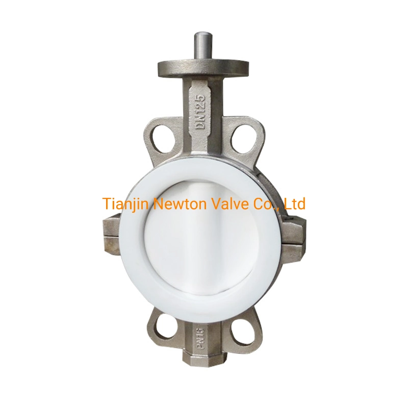 Normal Temperature (-40&deg; C< T< 120&deg; C) Soft Sealed Casting Ots/OEM Plywood Case or Carton Solenoid PTFE Valve Stainless Steel Wafer Type Butterfly Valve