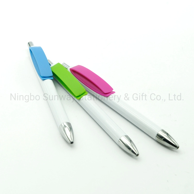 Promotion Plastic Customized Logo Printing Bulk Order Ballpoint Pen