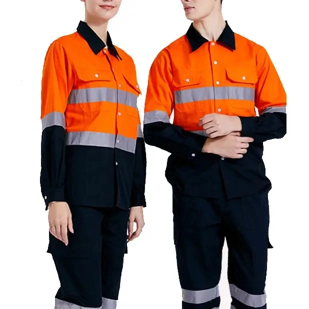 Wholesale Industrial Mechanical Engineering Factory Uniforms Workwear Security Safety Clothes