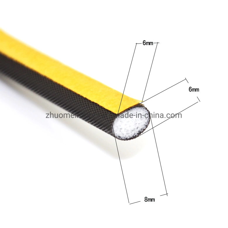 Joint en mousse PE autocollant revêtu de PU pour porte et fenêtre