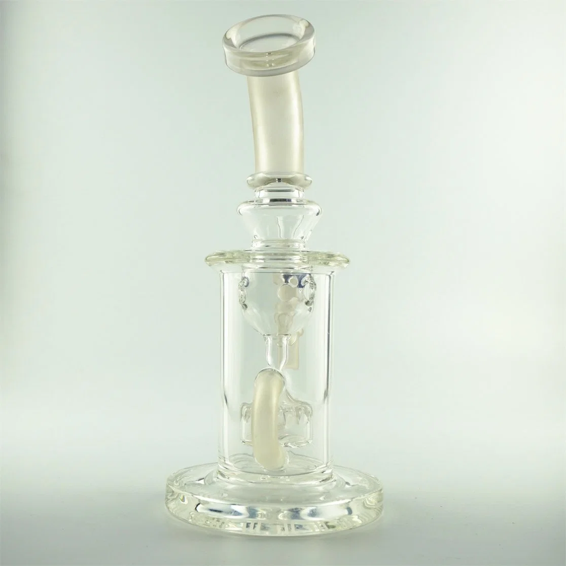 Clear Glass Straight Smoking Beaker Water Pipe