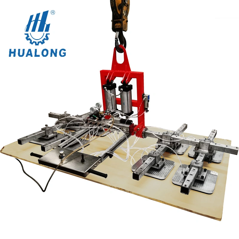 Hualong Machinery Hlsl-1000 Air Powered Granite Stone Slab Suction Cup Material Handling Vacuum Lifter Pneumatic Lifting Device