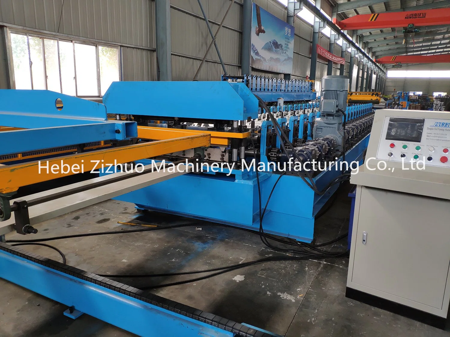 Europe 828 Steel Roofing Tile Sheet Cold Roll Forming Machine