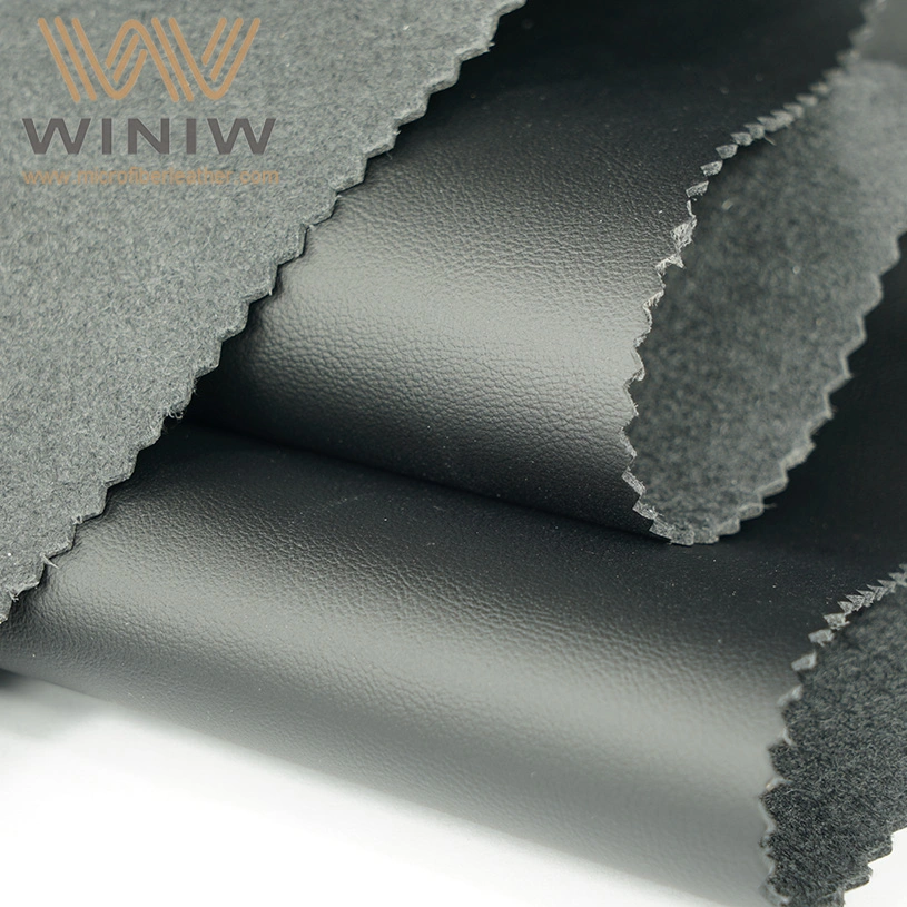 Best Quality Leather Supplier in UAE Black Eco Auto Upholstery Fabric Materials in Stock