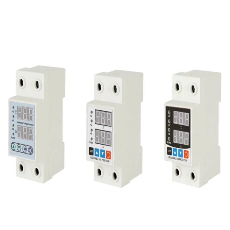 Electrical Appliances Lightning Protection Digital Display Over and Under Voltage Switch