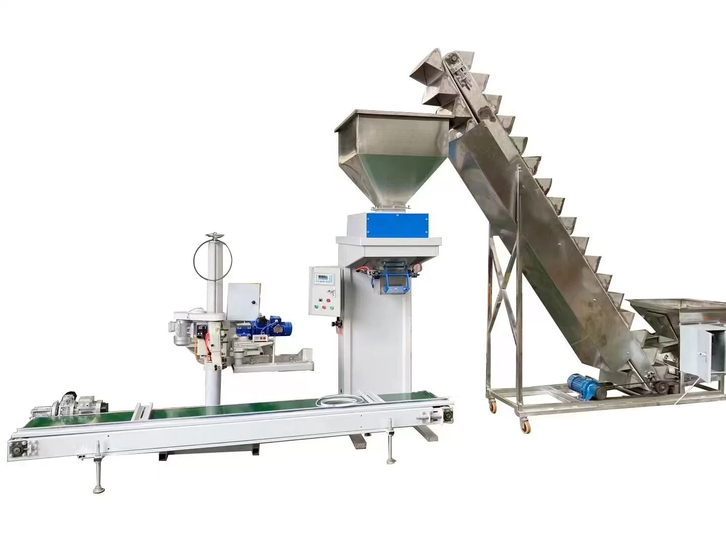 Industrial Automatic Weighing Rice Bag Sand Wheat Flour Wood Pellet Packing Machine Multifunction Packaging Machines