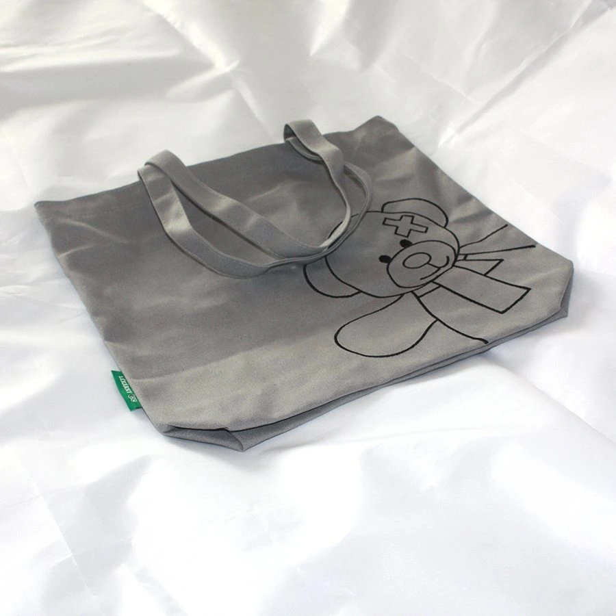 Embroidered Logo Cotton Tote Bags