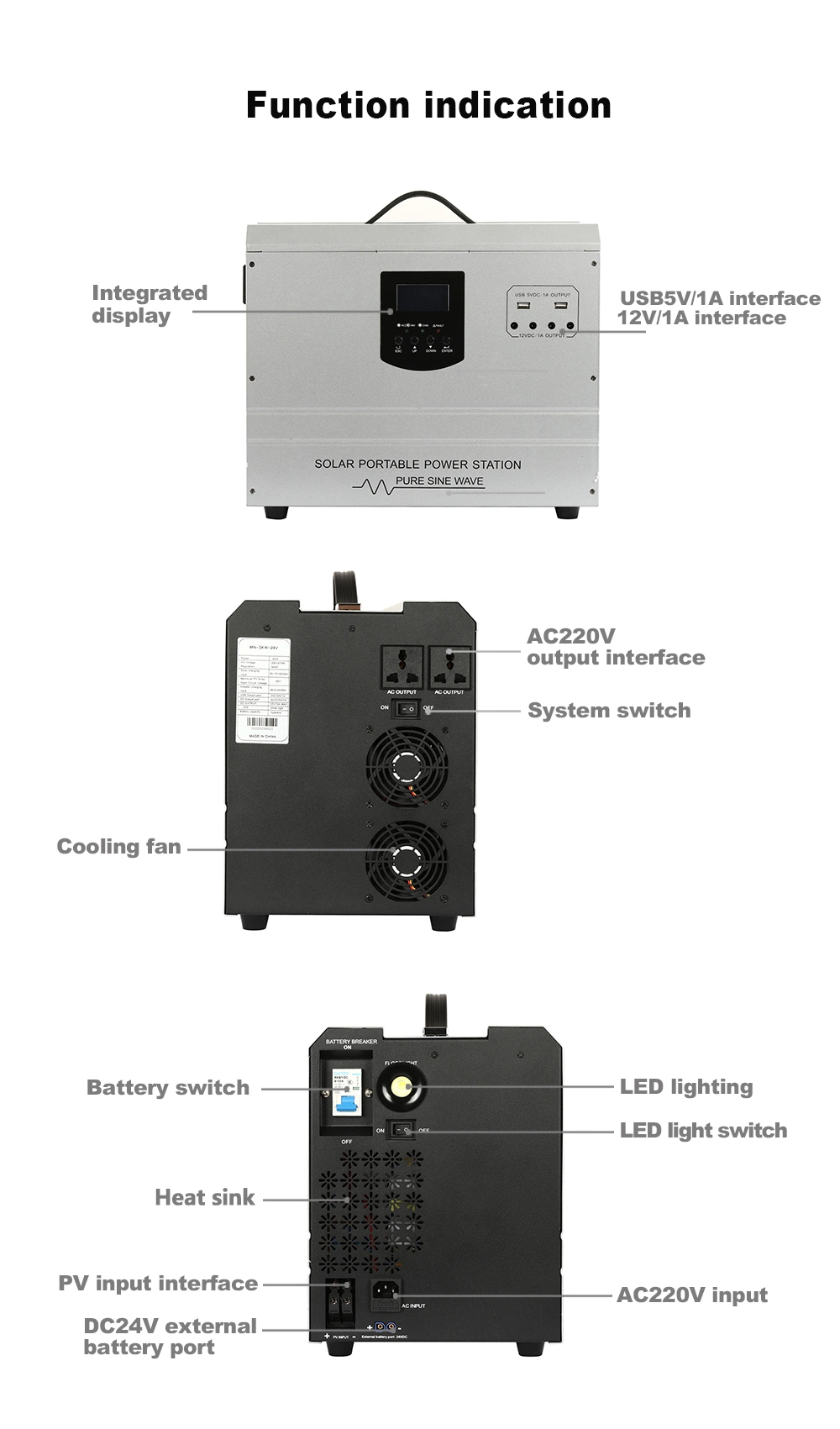 Portable Energy Storage Battery Rechargeable Efficiency Renewable Lightweight