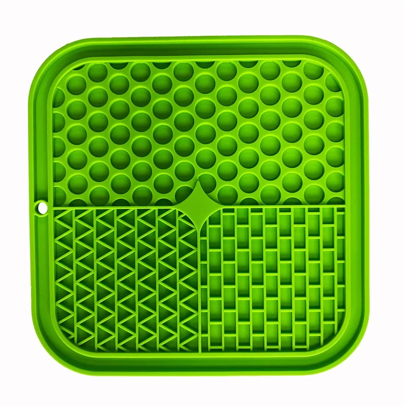 Dog Cat Food Lick Mat Slow Feeeding Pad with Suction Cups