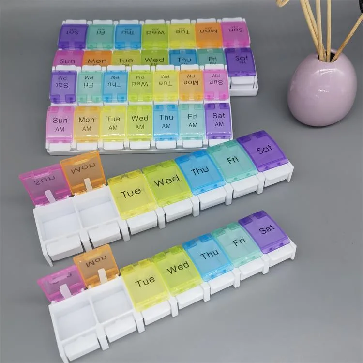 Keyboard 31 Days Weekly Pop out Pill Storage Case Box