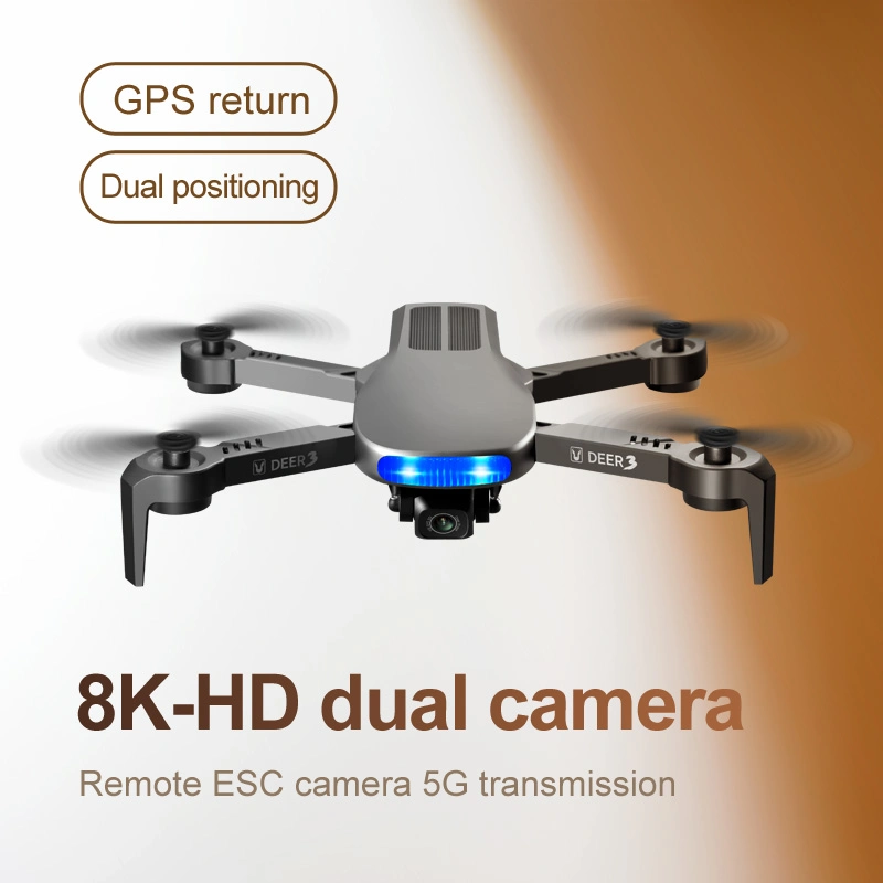 Hot Sell Lu3 Hollow Cup Folding Drone 8K HD Aerial التصوير الفوتوغرافي طراز الطائرة ذات أربعة محاور للتحكم عن بُعد في الطائرات