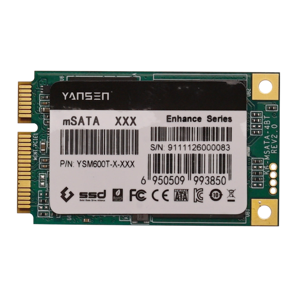 Yansen 32GB Embedded Msata Industrial SSD Solid State Drive Hard Disk