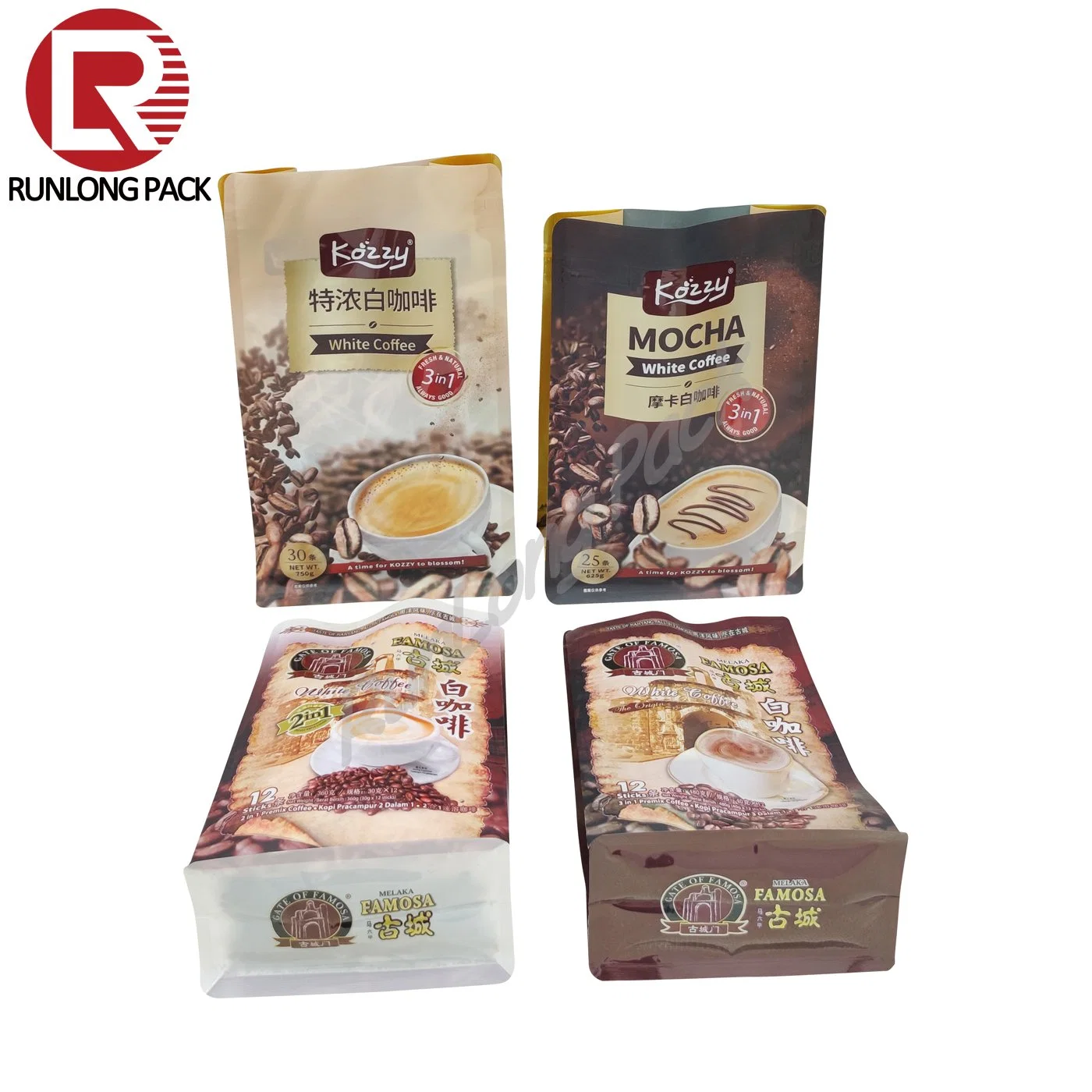 Großhandel Custom Printed Laminating Kunststoff Beutel Kaffee Lebensmittel Verpackung Film Rollen