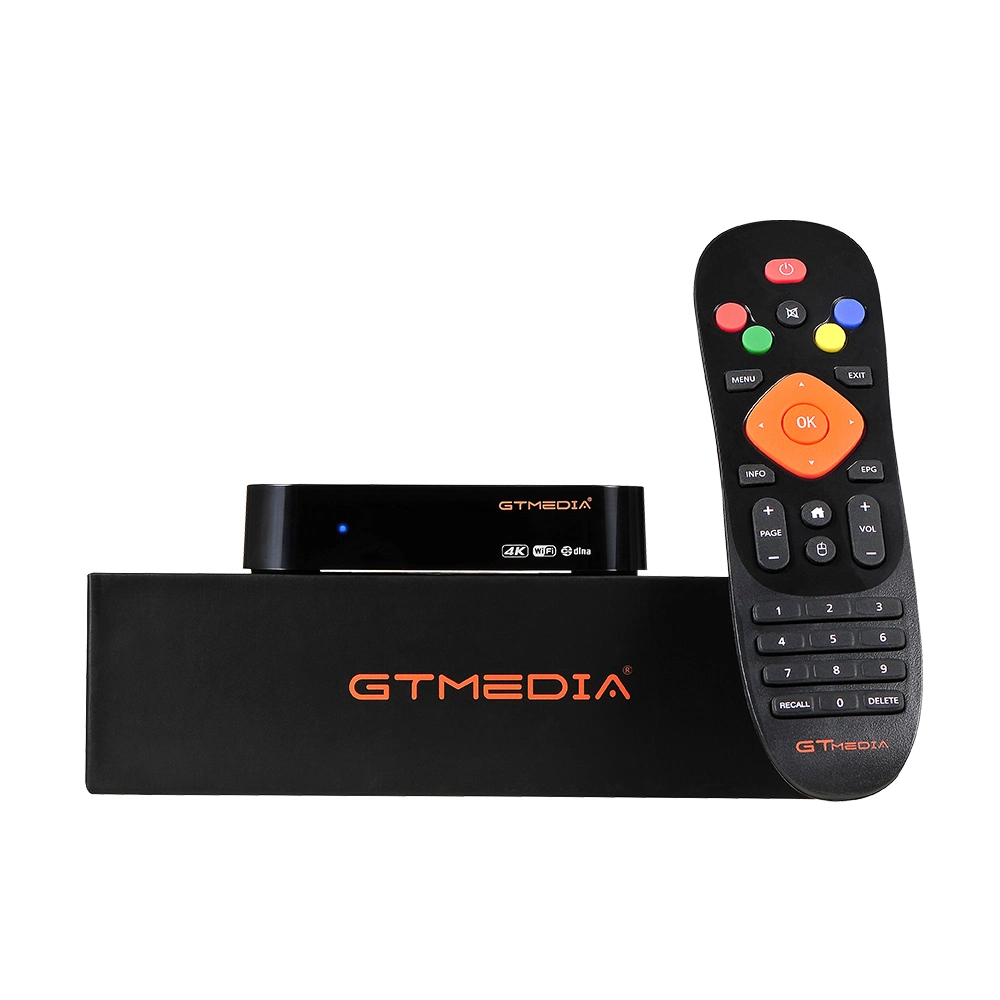 World IPTV Box 2GB RAM 16GB Gt Media G2 for USA/European/Latins Support Watch Netflix in HD 4K Gtmedia Original Gtui Media Player Youtube Smart TV Box Android