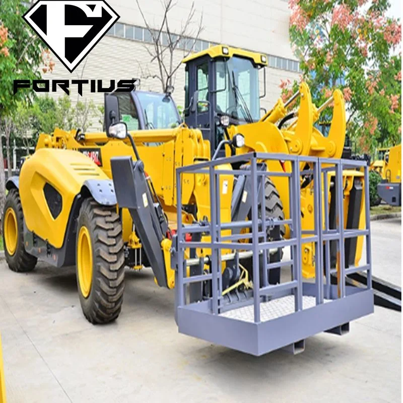 Chinese Manufacturer 2ton 3ton 4ton 5ton 2WD 4WD 3m 4m 5m 6m Lifting Height Hydraulic System Diesel Forklift Truck Telescopic Telehandler Forklift