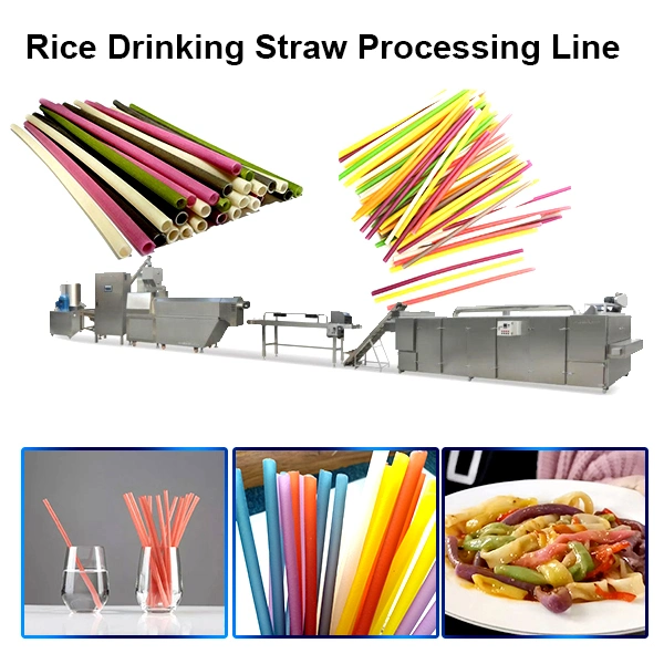 High quality/High cost performance Environmental Protection Disposable Rice Drinking Straw Making Machine for Sale