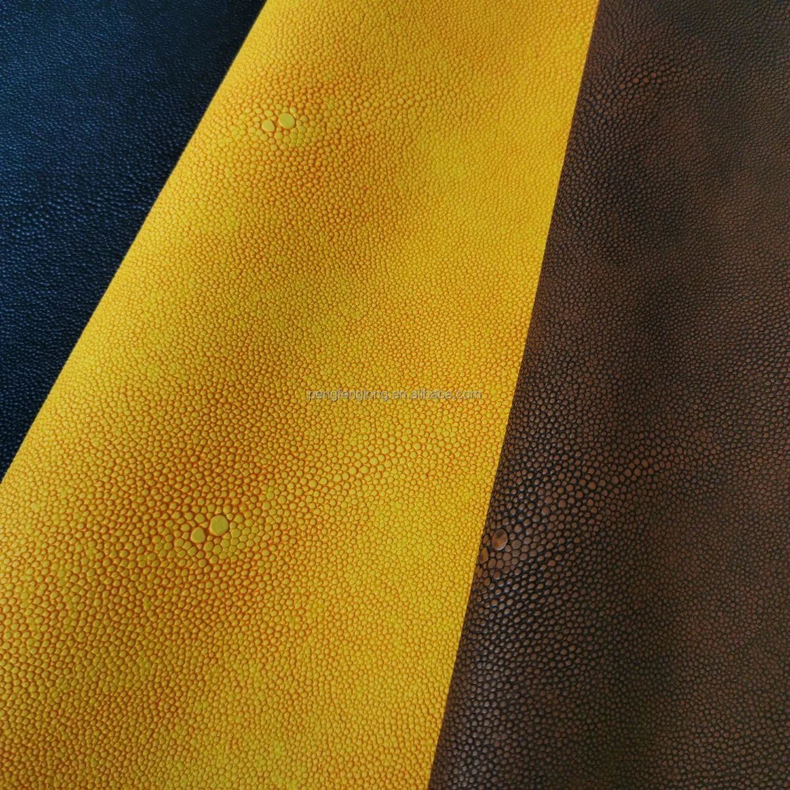 New Style Modern Fashion Faux PVC Polyester Imitation Vegan Leather Fabric for Sofa Furniture Bedding
