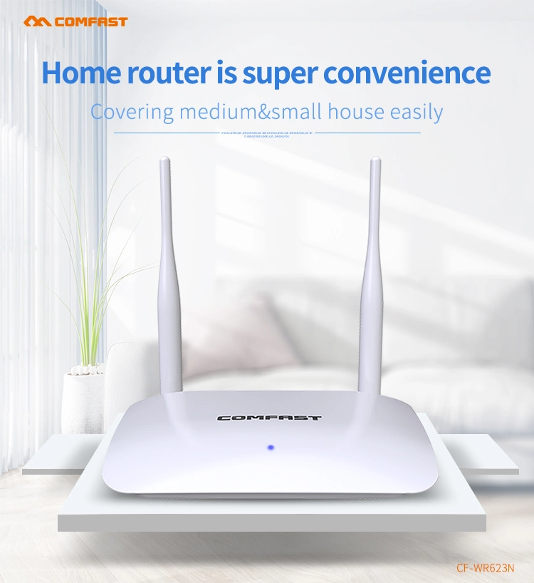 CF-Wr623n Comfast IEEE802.11b/G/N 5dBi External Antennas 300Mbps Home WiFi Router 10/100Mbps Router