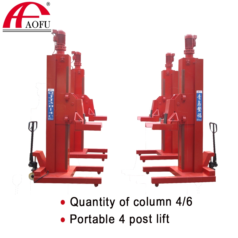 Four Post 20t/30t/45t Heavy Duty Truck Lift with CE