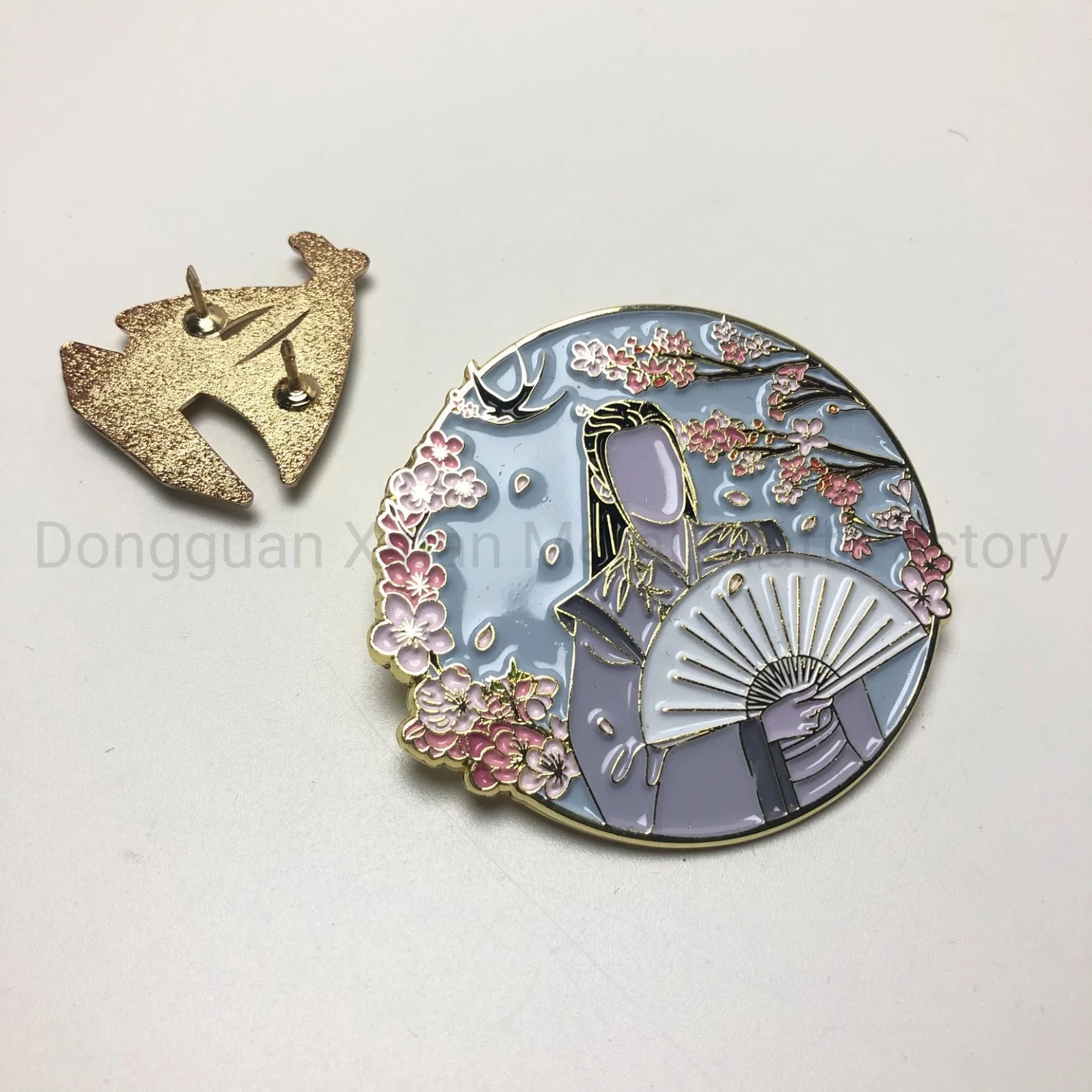 Цинковый сплав Custom Metal Soft Enamel Police Badges Factory Price Лацкань