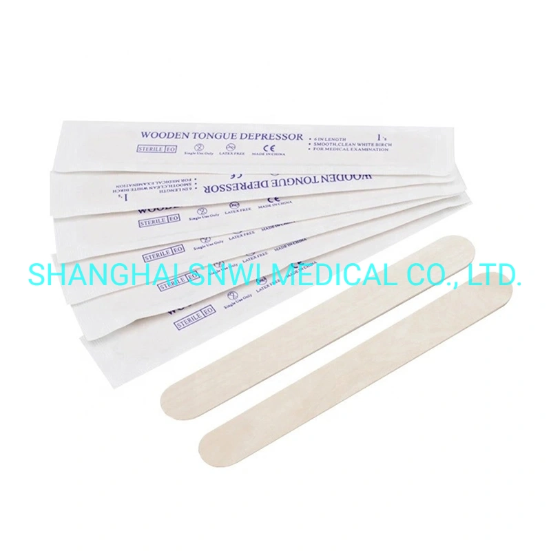 Medical Disposable Wood Waxing Hair Removal Wax Spatulas Wooden Tongue Depressor