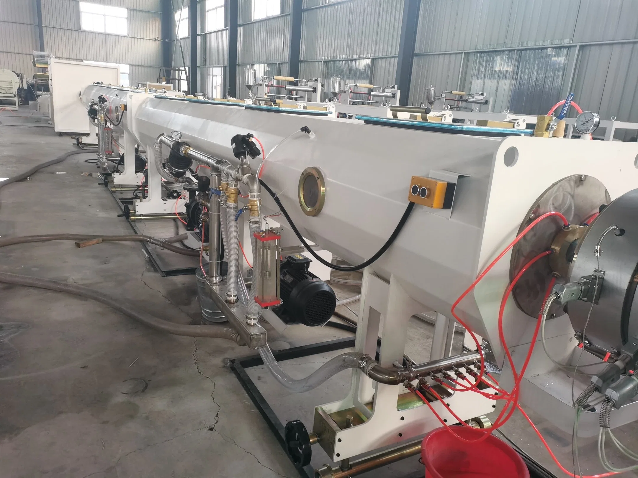 PVC Architectural Pipe Drain Large-Aperture Sewer Water Sewage Pipe Fabrication Extrusion Manufacturing Machine