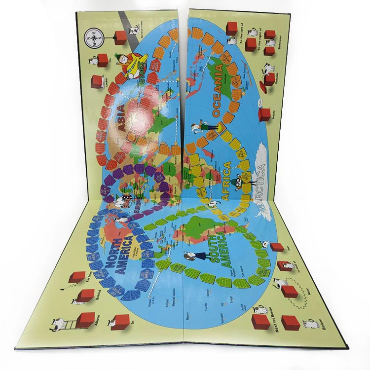 Children's Education Custom Customized Paper Cardboard OEM Board Game