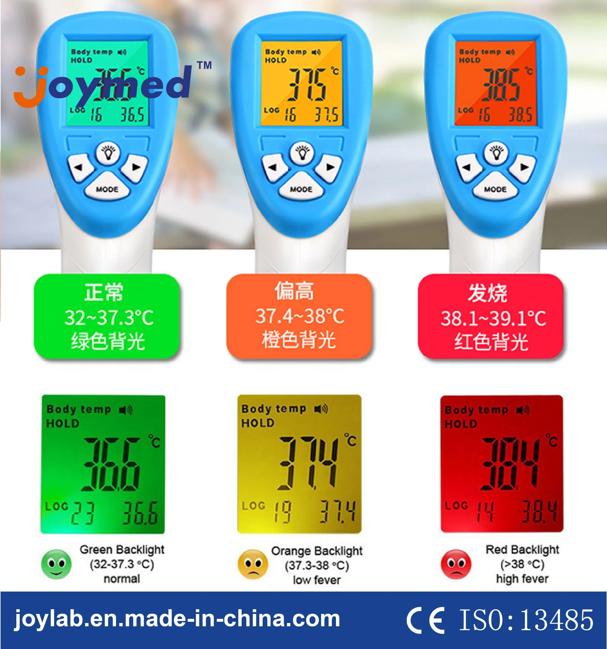 Temperature Gun Non-Contact Digital Medical Infrared Thermometers for Babies & Kids