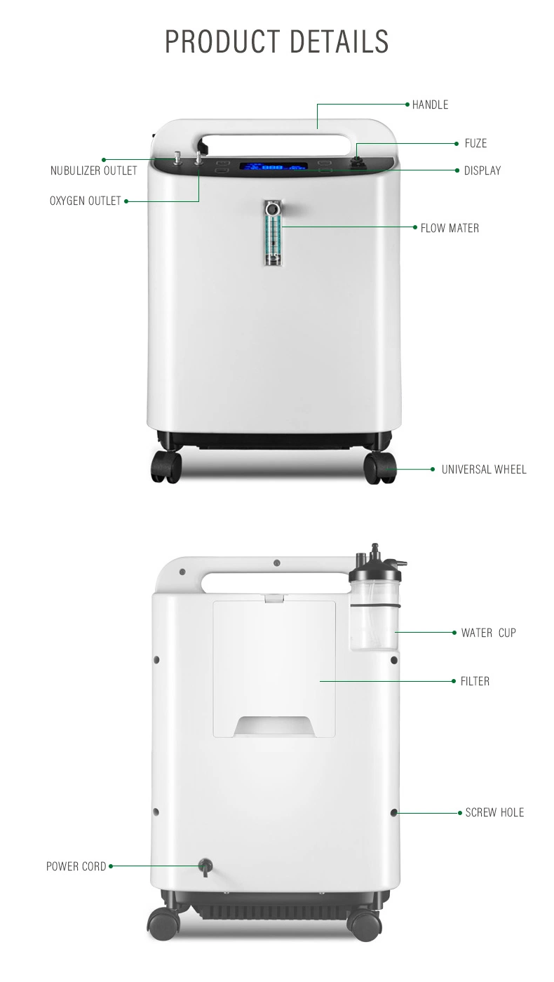 Wholesale/Supplier Price 5L Medical Oxygen-Concentrator Oxygen Generator Machine for Home Use