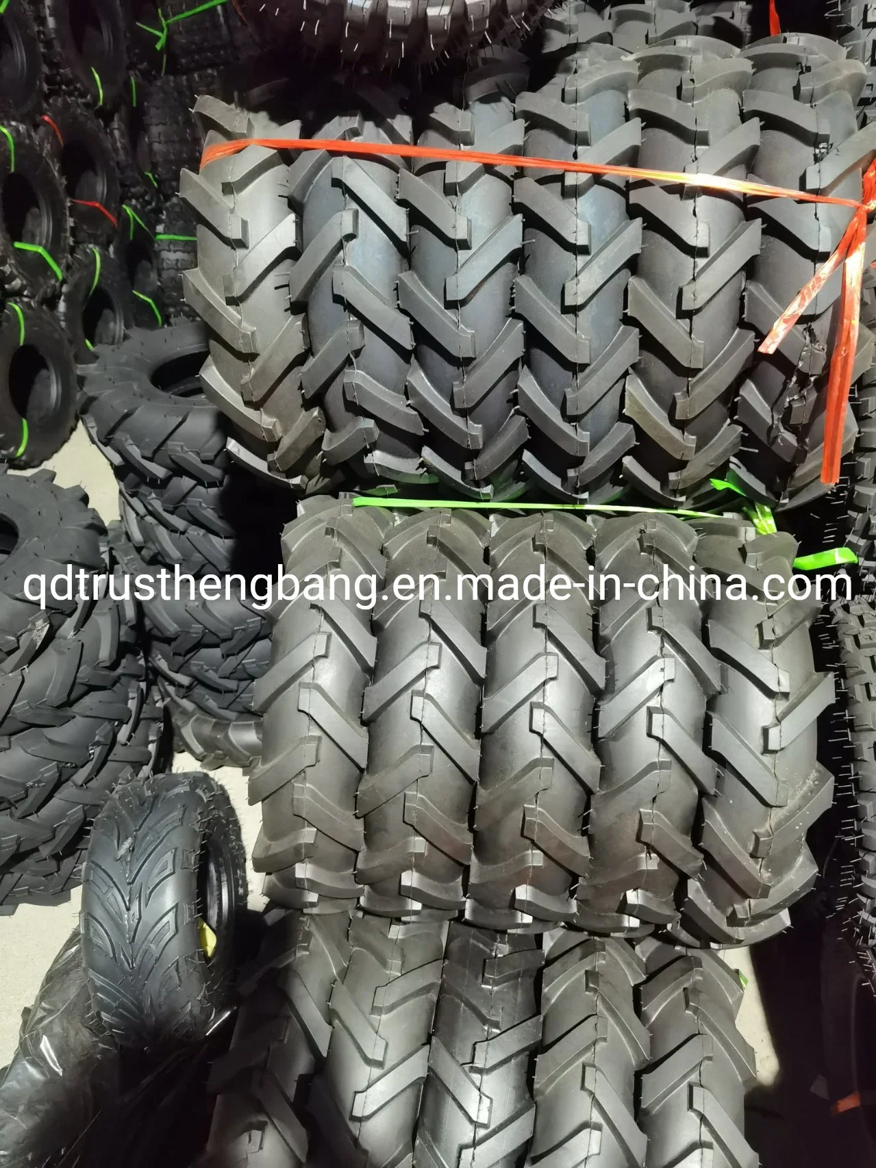 Tractor Tire 4.00-8 4.00X8 Agricultural Tiller Tire Rubber Wheel 400-8