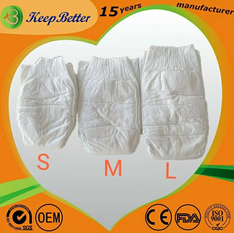 6 Layers Disposable Biodegradable Baby Diapers Wholesale/Supplier S, M, L, XL with Cheap Price