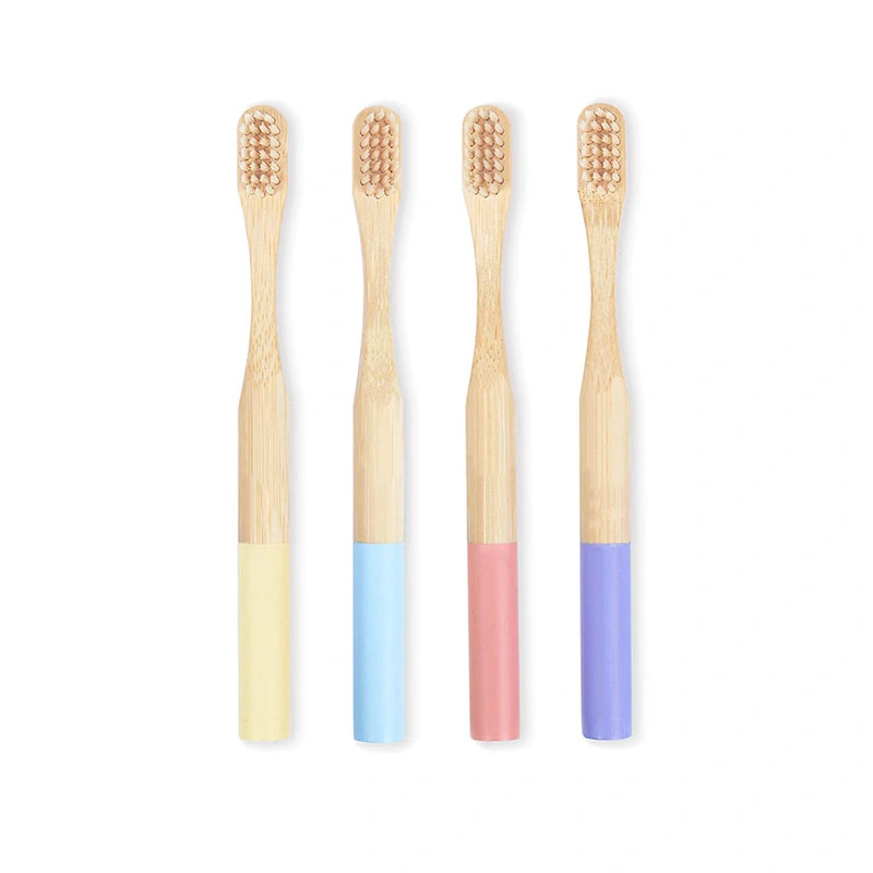 Brosse à dents en bambou 100 % Eco biodégradable OEM, pour enfants, adultes