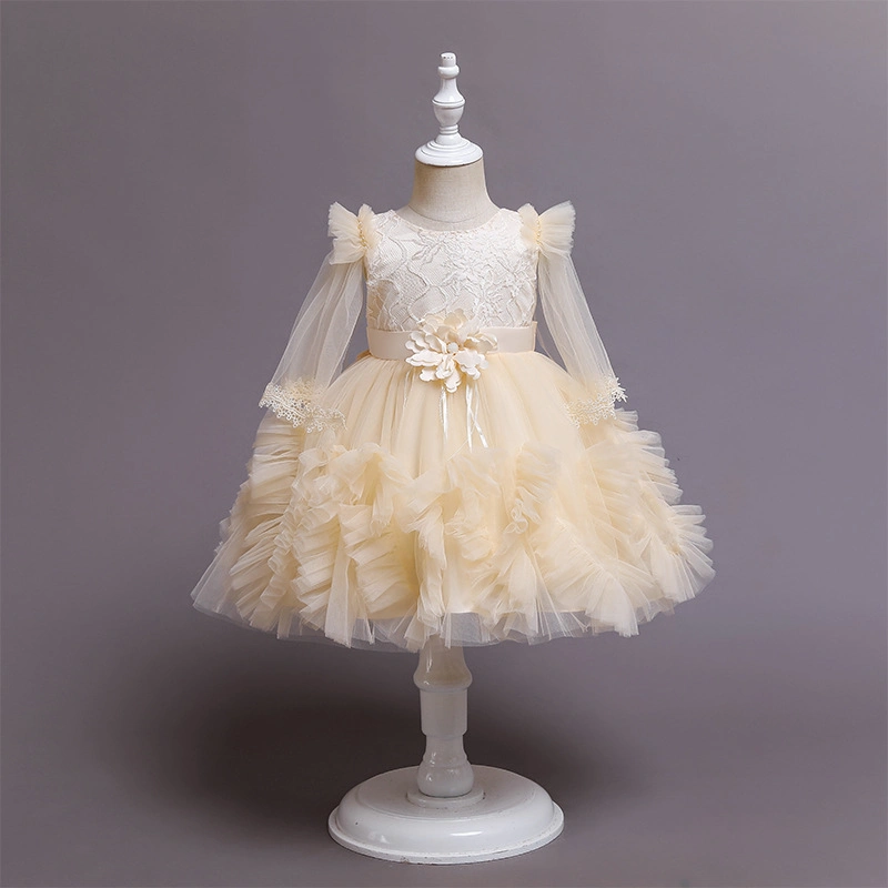 Baby Wear Wedding Dress Puffy Nets Girls Party Garment Baby Ball Gown