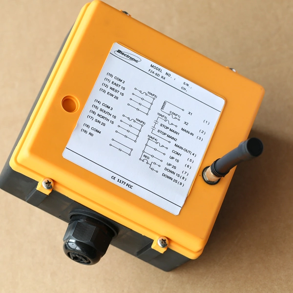 Electronic Hight Quality 6 Buttons Double Speed Overhead Crane Wireless Radio Remote Controller