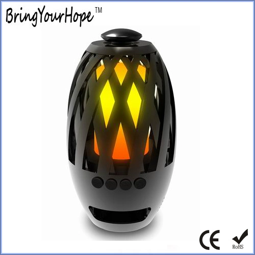 Enceinte Bluetooth avec torche flamme LED Dancing