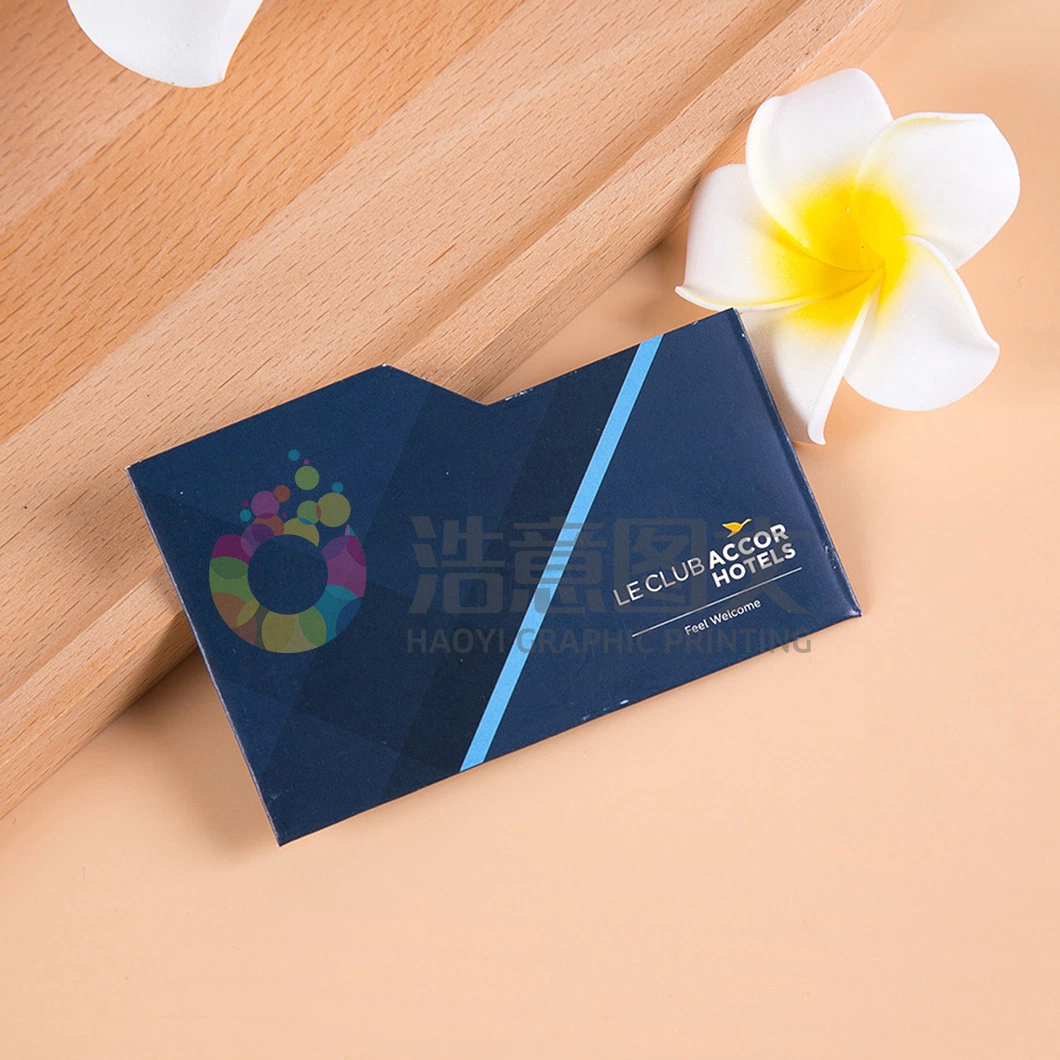 China Wholesale/Supplier Company Packaging & Printing Hotel Paper Room Card Set