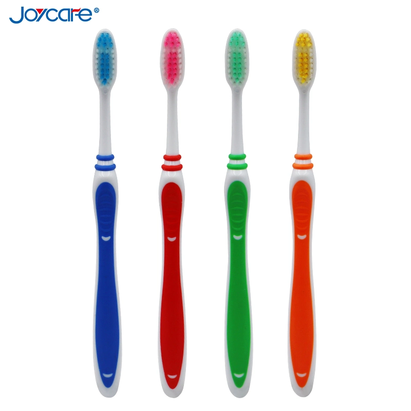 2023 Classic FDA Approval Dental Care Anti-Slip Handle Soft Nylon Bristles Adult Toothbrush