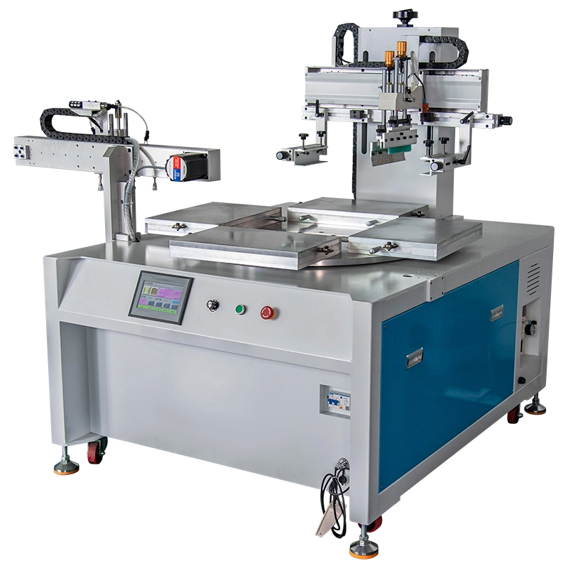 Zt-4s-2030-Yy Four Position Semi Automatic Servo Rotary Screen Tea Bag Outer Packaging Printing Machine