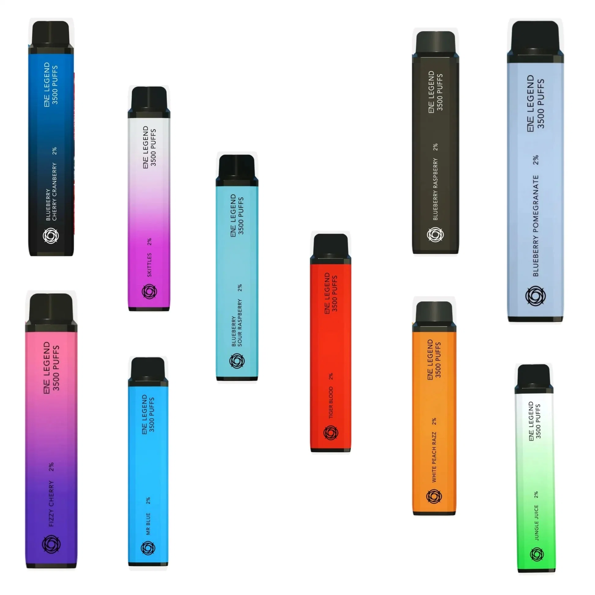 الجملة لوكس الاسطورة Ene الجديدة 3500 باور بار 10 مل E-Liquid Disable Vape Pen E Cig 20 ملغ NIC UK