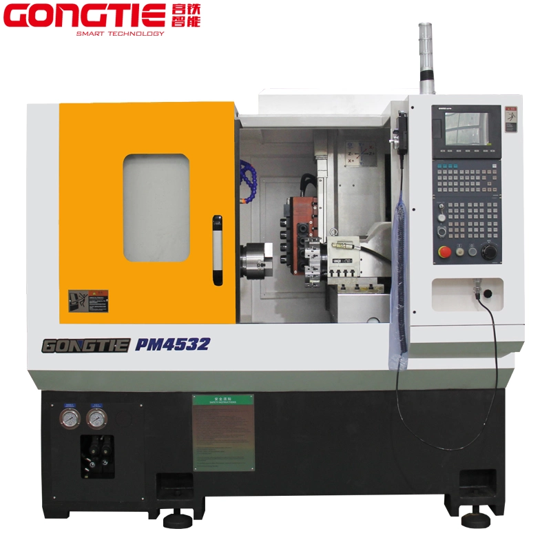 Pm4532 Live Tool Drilling Cutting Tapping CNC Precision Lathe Machine