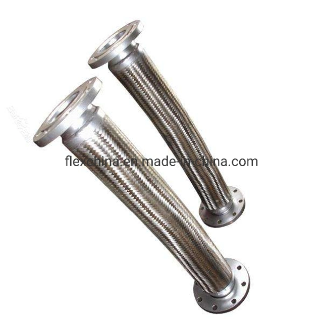 Stainless Steel Flange Connection Liquefied-Petroleum Gas Flexible Braided Metal Hose