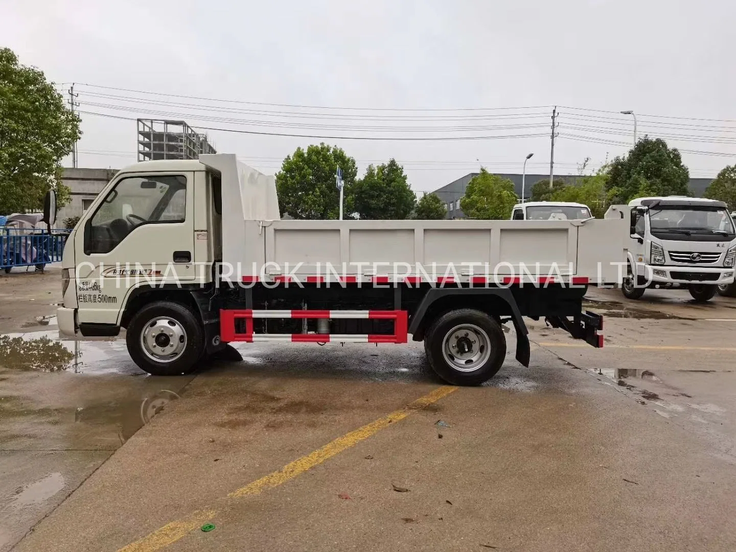 Venta caliente Foton Forland 4X2 Ligeros 3-5t Mini volquete Camión volquete