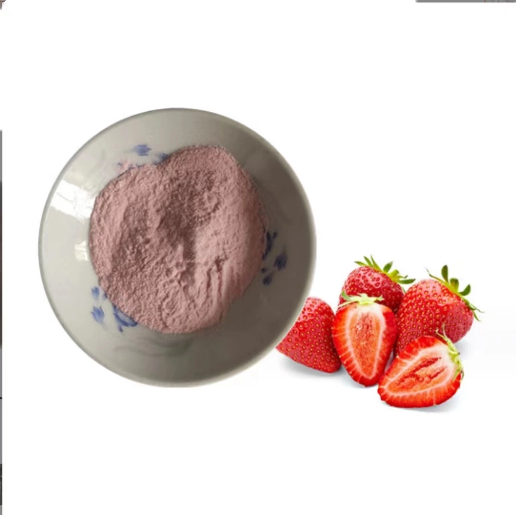 Food Grade Free Sample Fragaria Ananassa Strawberry Extract Powder