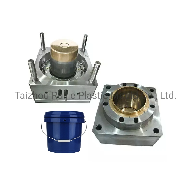 Custom Plastic Bucket Handle and Lid Injection Mould