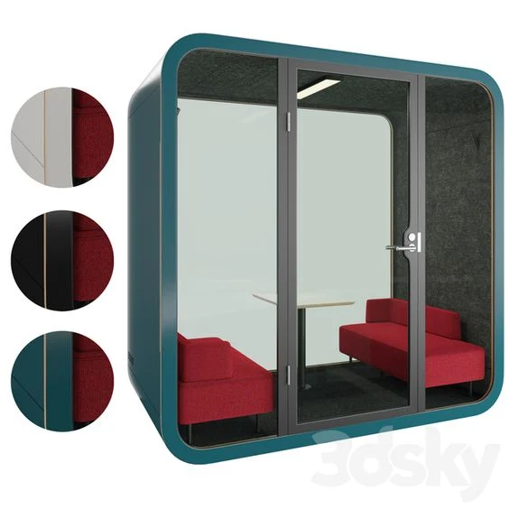 Sound Proof Office Pod Office Booth Pod Office Pod Silent Box Coworking Space Acoustic Cabin Intelligent Conference System
